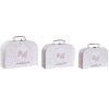 Home & Deco Item Orden: Cajas Y Cestas | Set 3 Cajas Malet N Cart N Patitos Baby 28X20X10