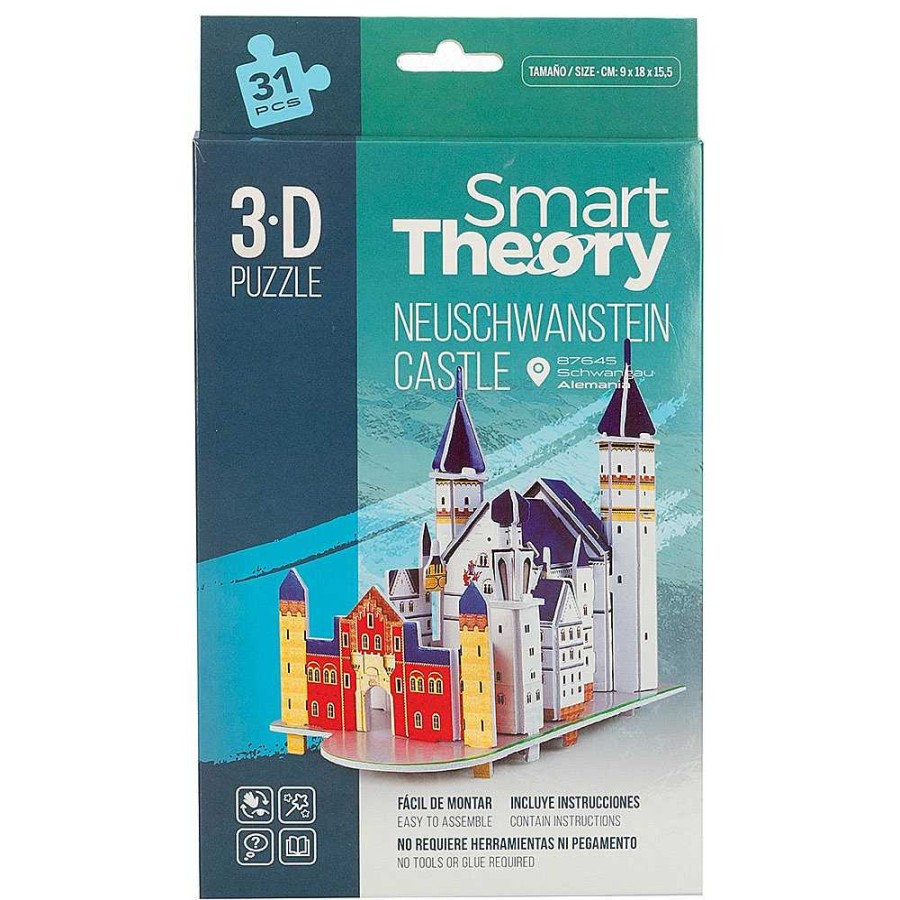 Juguetes Smart Theory Puzzles Infantiles | Puzzle 3D Mini 3 Modelos, Caja 15X25