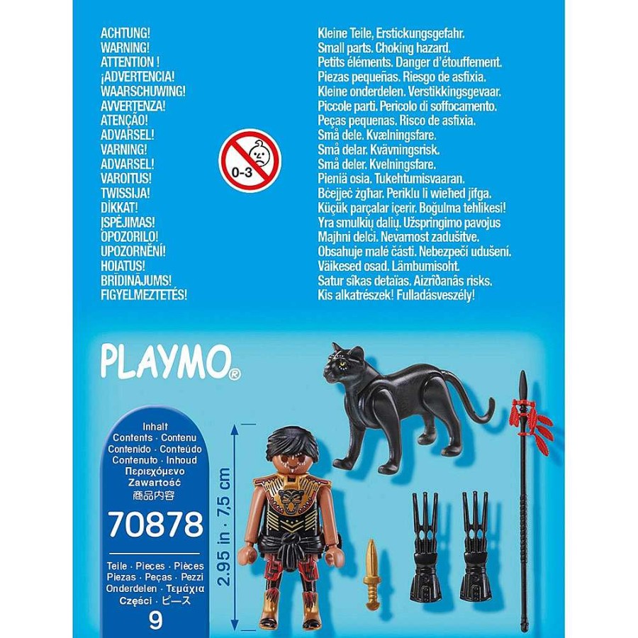 Juguetes Playmobil Playmobil | Playmobil Especial Guerrero Con Pantera