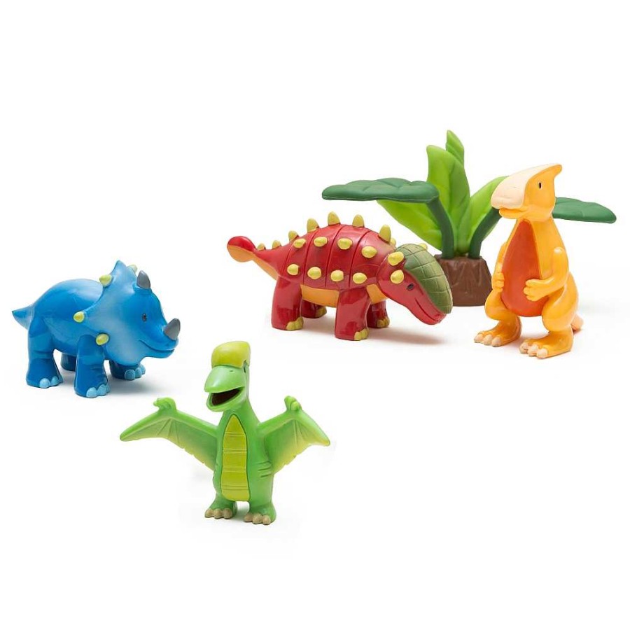 Juguetes Genérico Aprendizaje | Set 4 Dinosaurios. Caja 38X13X11