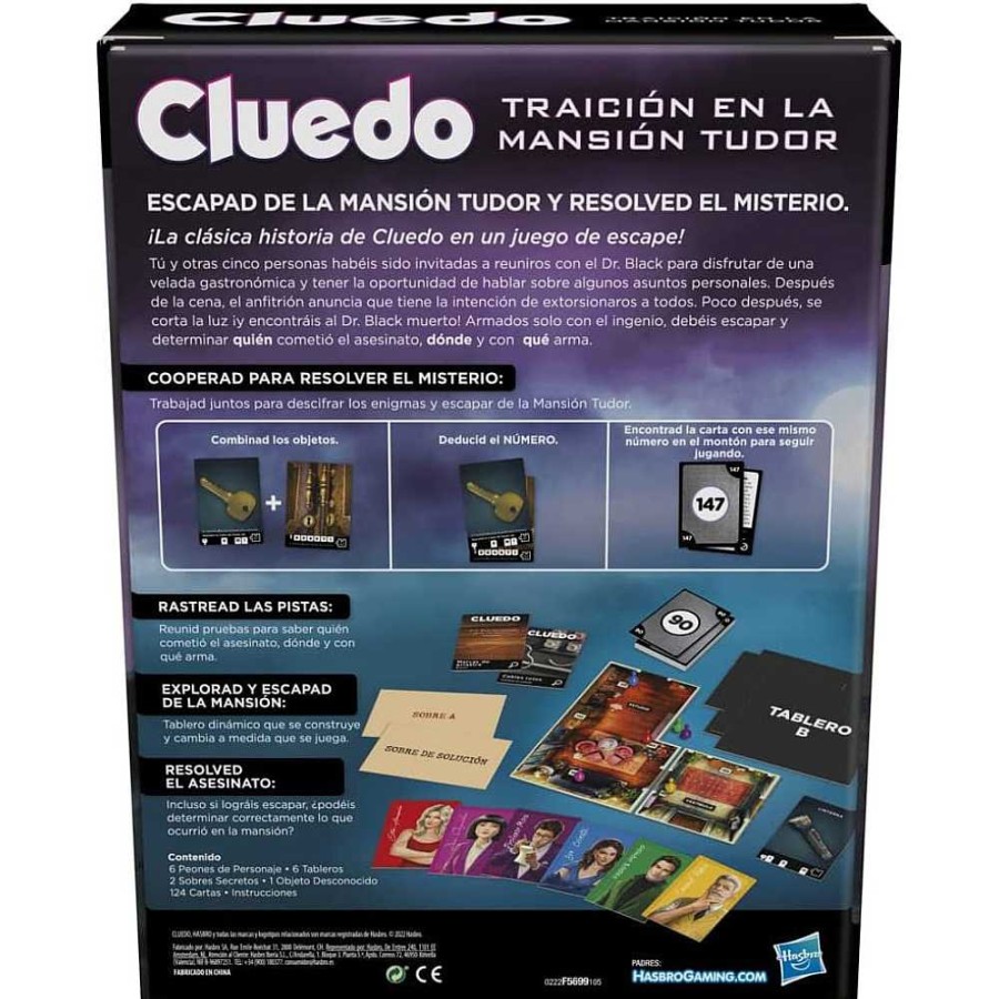 Juguetes Hasbro Juegos De Sociedad | Hasbro Juegos Cluedo Escape + 10 A Os