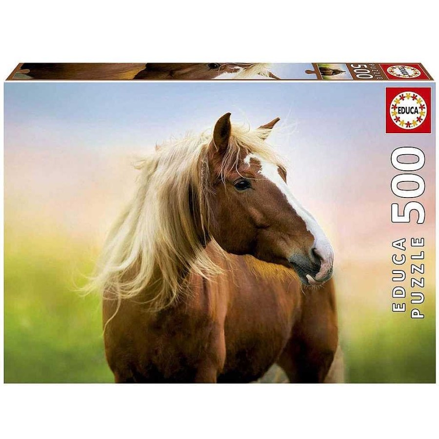 Juguetes Educa Puzzles 300-1000 Piezas | Puzzle Educa 500 Piezas Caballo Amanecer