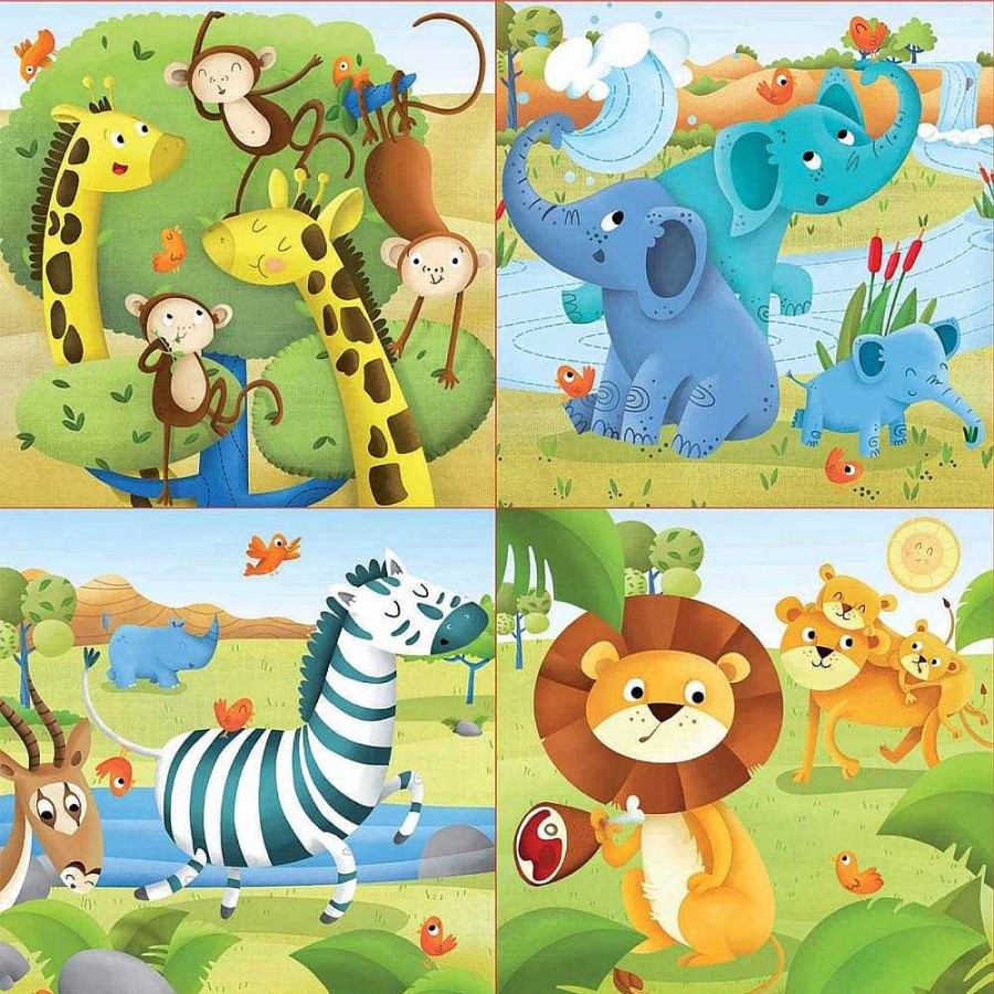 Juguetes Educa Puzzles Infantiles | Puzzle Progresivo 12-16-20-25 Piezas Animales