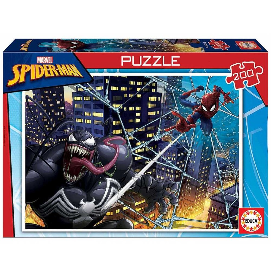 Juguetes Spiderman Puzzles Infantiles | Spiderman Puzzle 200 Piezas