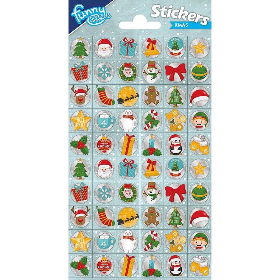 Papeler A Funny Products Stickers Y Pegatinas | Pack De Pegatinas Navidad