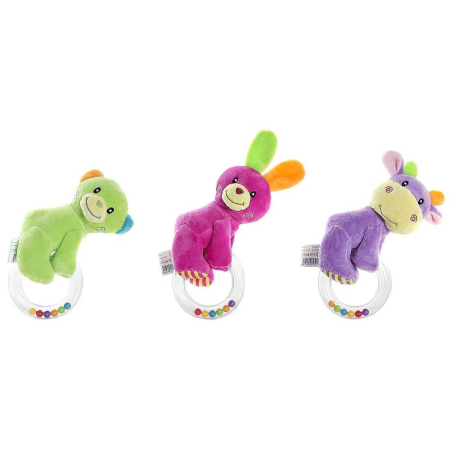 Juguetes Item Reci N Nacido | Peluche Animales Sonajero 12 Cm 4 Modelos