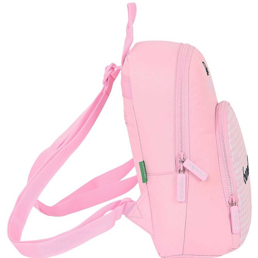 Mochilas Y Complementos Benetton | Benetton Vichy Mini Mochila Paseo 25X30X13