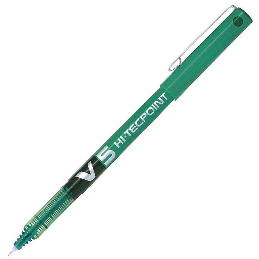 Papeler A Pilot Rotuladores Escritura | Pack 12 Rotulador Pilot V5 Verde