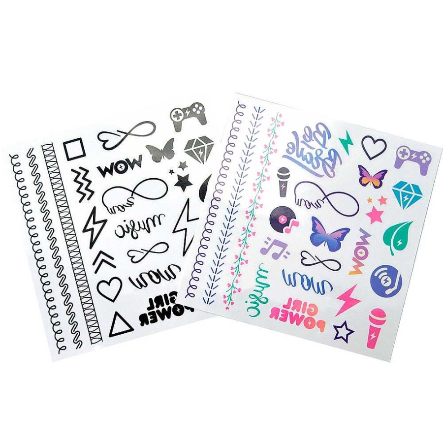 Papeler A Wow Generation Stickers Y Pegatinas | Set 50 Tatoos Wow Generation 18X17X4