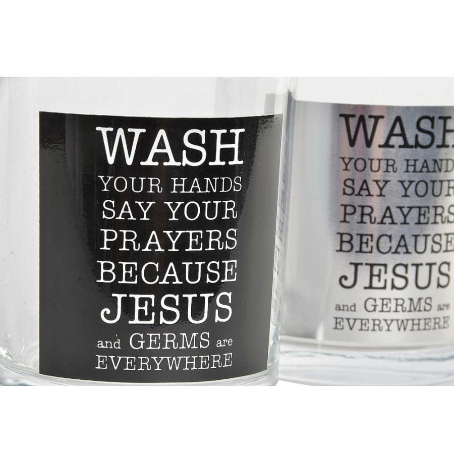 Home & Deco Genérico Complementos Cocina | Vaso Cristal Frases Hands 9X8 - 2 Modelos