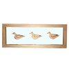 Home & Deco Genérico Espejos Y Cuadros | Cuadro Cristal Con Patos Madera 50X25Cm