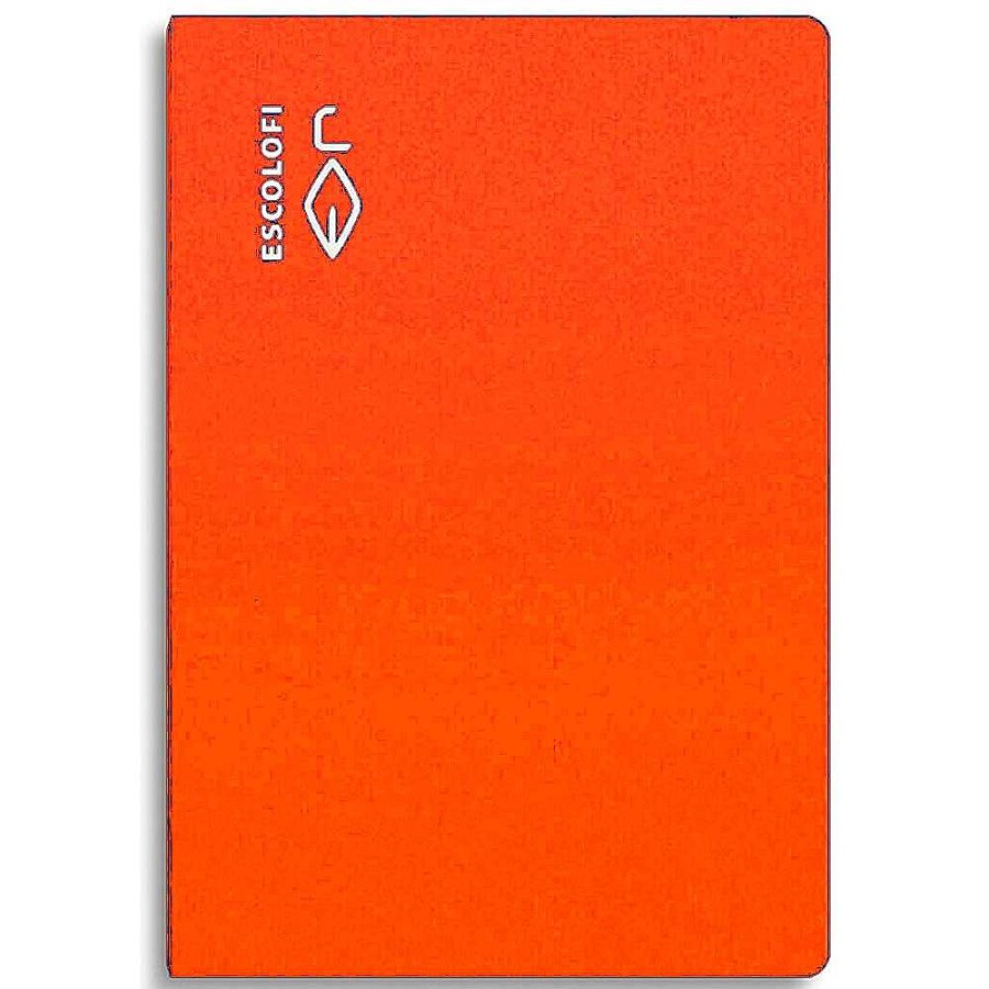 Papeler A Escolofi Libretas | Escolofi Pack 10 Cuadernos Grapados Folio 50 H 70 Gr Cuadr Cula 4X4 Margen Naranja