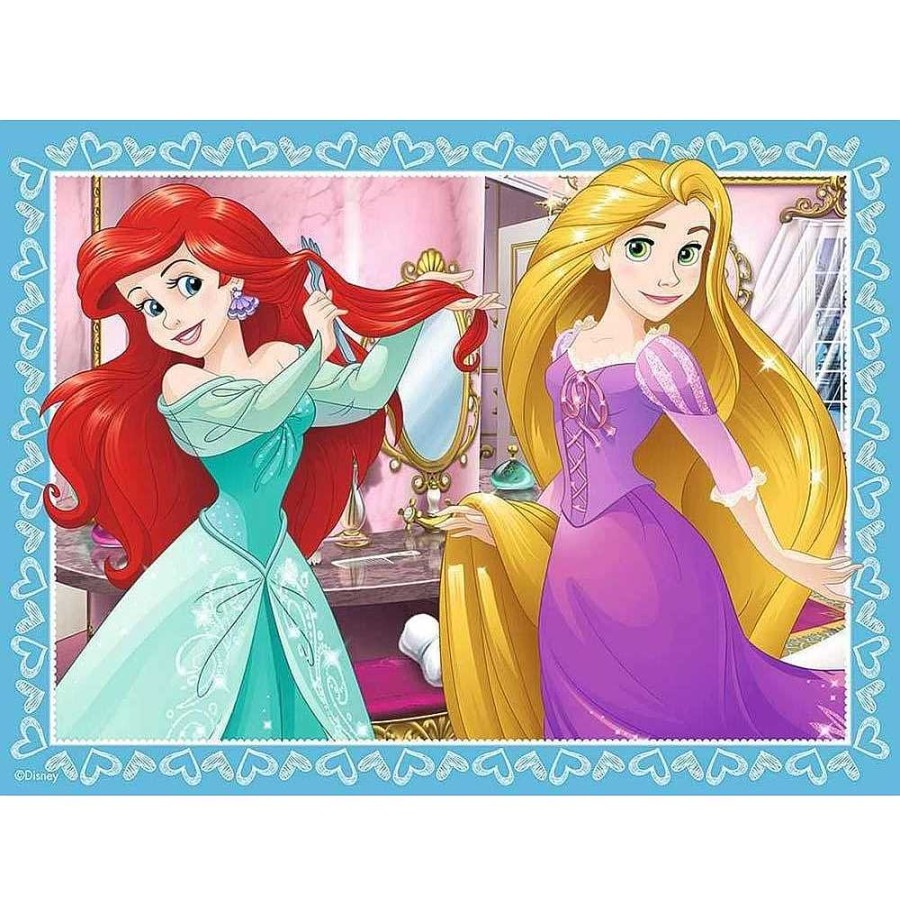 Juguetes Disney Puzzles Infantiles | Princesas Disney Puzzle 4X1-12-16-20-24 Piezas