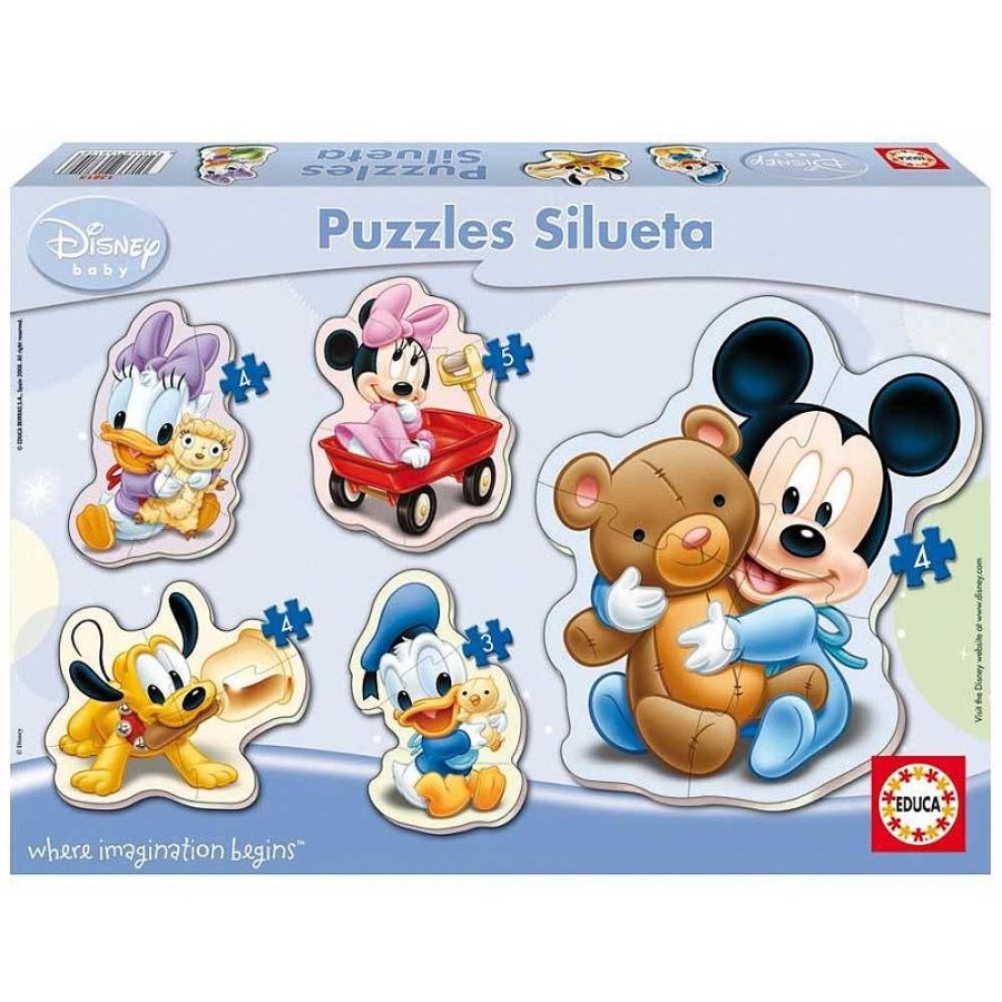 Juguetes Disney Puzzles Preescolar | Mickey Baby Puzzle 5 Piezas