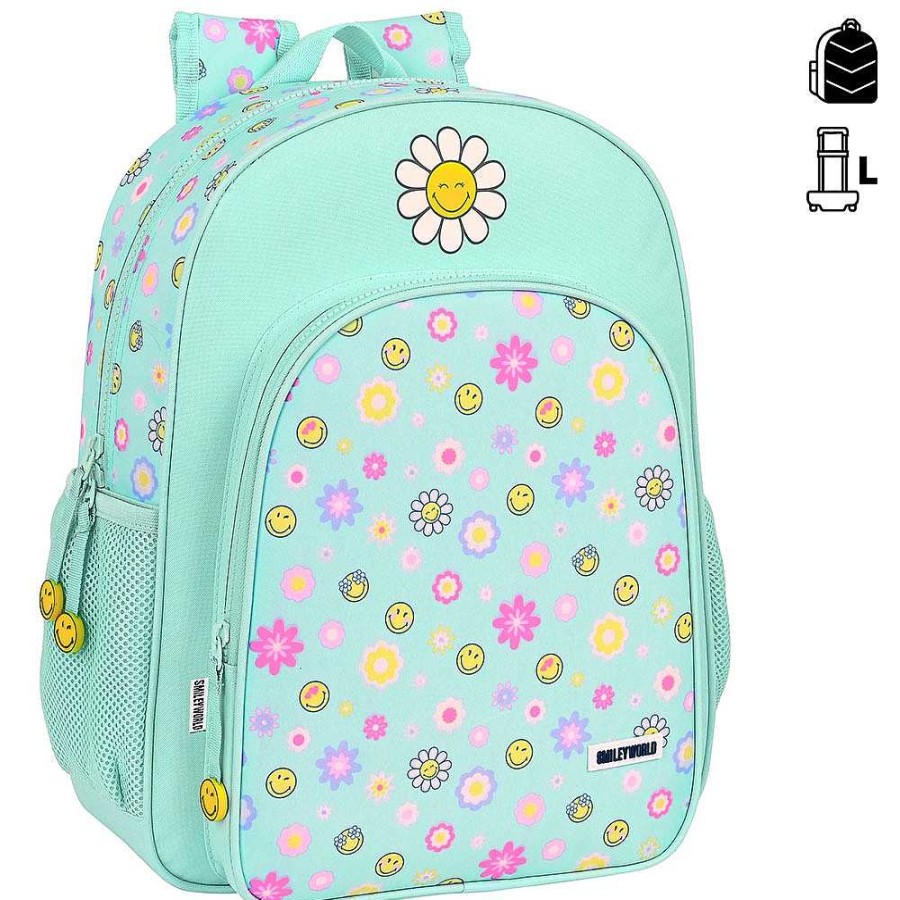 Mochilas Y Complementos Safta | Smiley Mochila Adaptable A Carro 32X38X12