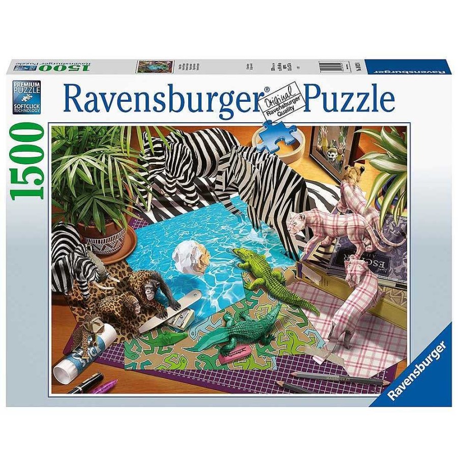 Juguetes Ravensburger Puzzles M S 1000 Piezas | Puzzle 1500 Piezas Aventura De Origami