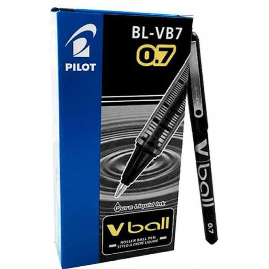 Papeler A Pilot Rotuladores Escritura | Pack 12 Rotulador Pilot Vball 07 Negro