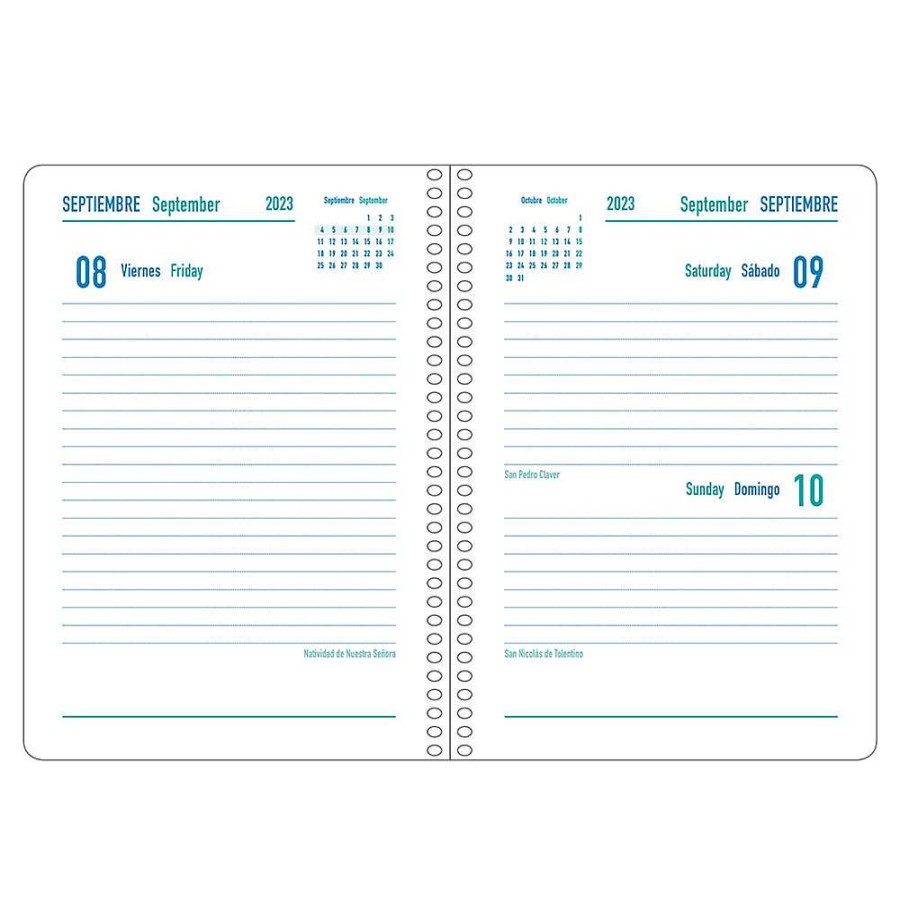 Papeler A Dohe Agendas | Agenda Escolar 2023-24 D A P Gina Verde 110X150 A6