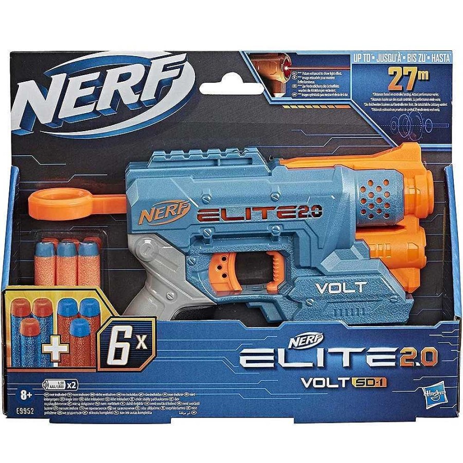 Juguetes Nerf B Licos | Nerf Elite Volt Pistola Lanzadardos 27X20