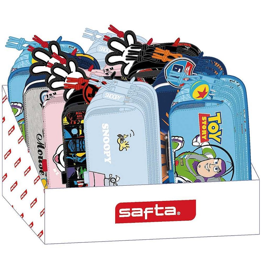 Mochilas Y Complementos Safta | Expositor 10 Portatodos Triples Licencias Infantiles