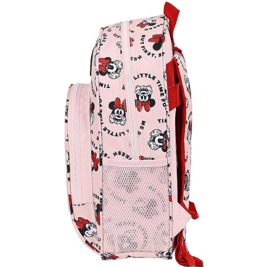 Mochilas Y Complementos Disney | Minnie Mochila Adaptable A Carro 28X34X10