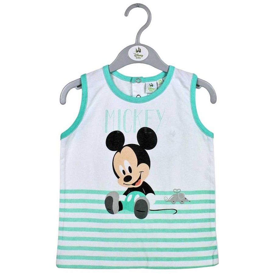 Regalo Disney Textil | Mickey Camiseta Sin Manga T/6-24 Meses