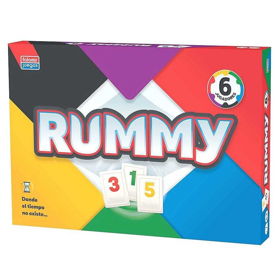 Juguetes Falomir Juegos De Sociedad | Juego Rummy 6 Jugadores + 6A Os