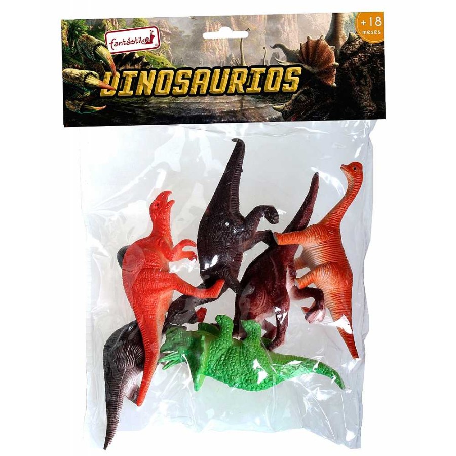 Juguetes Genérico Animales | Set De 6 Figuras De Dinosaurios De Pl Stico Realistas De 11 Cm