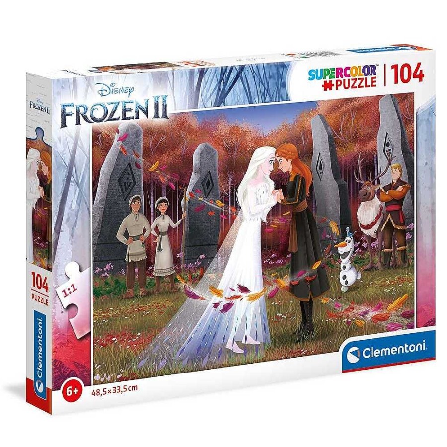 Juguetes Frozen Puzzles Infantiles | Frozen Puzzle 104 Piezas S Per