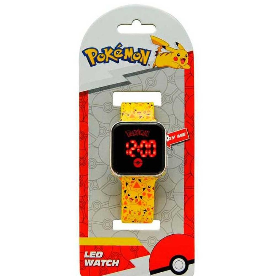 Regalo Pokémon Relojes Y Bisuter A | Pokemon Reloj Luz Led Watch En Blister