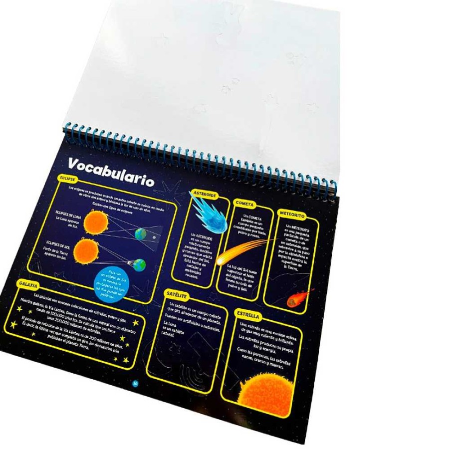 Juguetes Playtime Pizarras Y Pupitres | Pizarra Fluorescente Pintaluz Universo 28X35