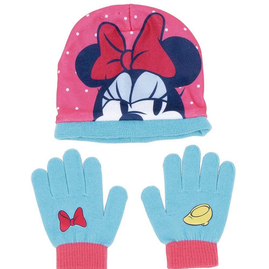 Regalo Disney Gorros Y Sombreros | Minnie Mouse Set Gorro Y Guante