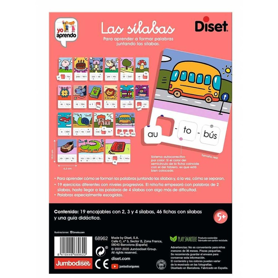 Juguetes Diset Juegos Educativos | Aprendo Las S Labas Diset+ 5 A Os