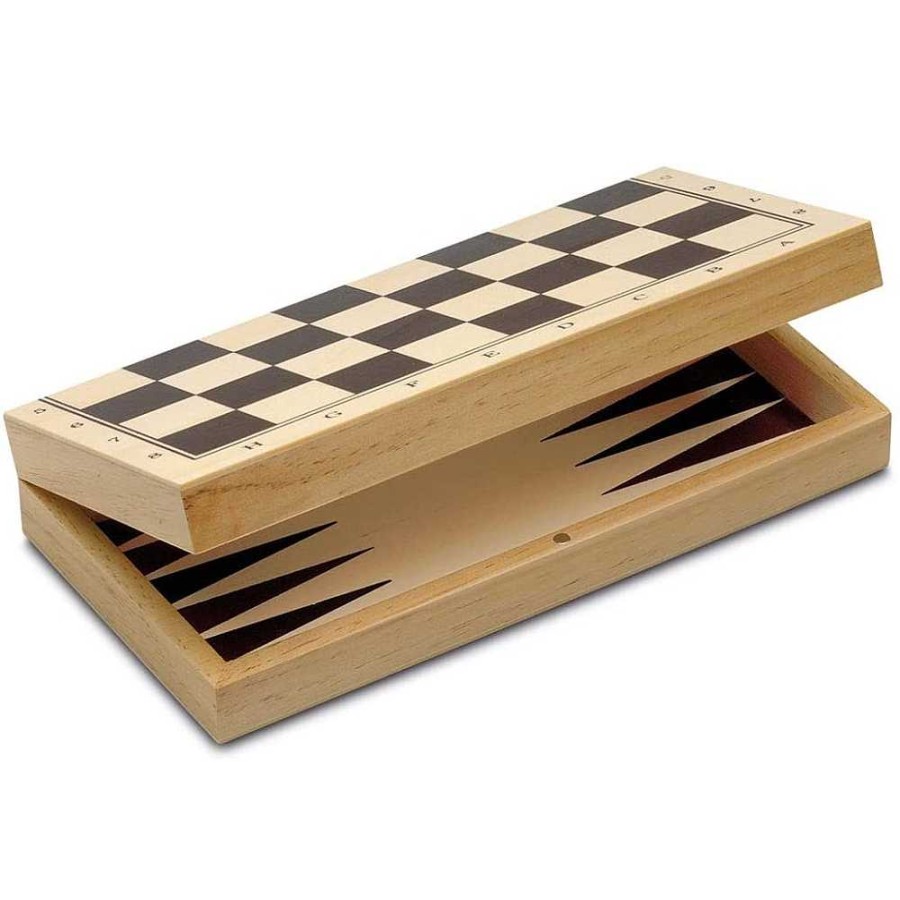 Juguetes Cayro Juegos Cl Sicos | Ajedrez + Damas + Backgammon Madera 29X29 Cm