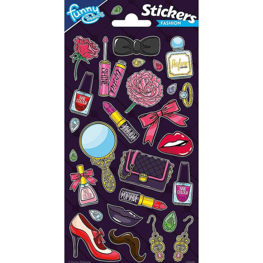 Papeler A Funny Products Stickers Y Pegatinas | Pack De Pegatinas Con Purpurina Fashion