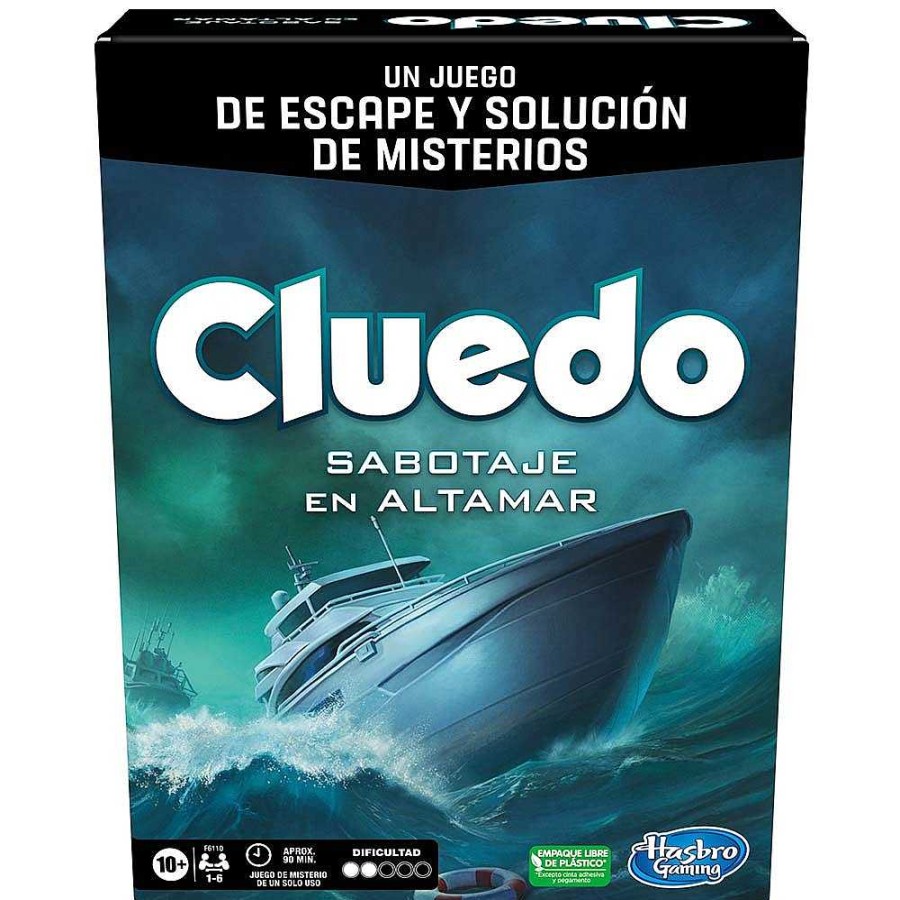 Juguetes Hasbro Juegos De Sociedad | Hasbro Juegos Cluedo Escape Sabotaje En Alta Mar + 10 A Os