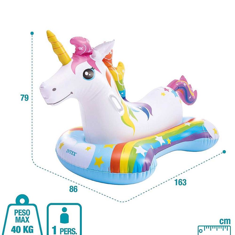 Regalo Intex Tendencia Unicornios | Hinchable Unicornio Xxl Intex 163X86 Cm