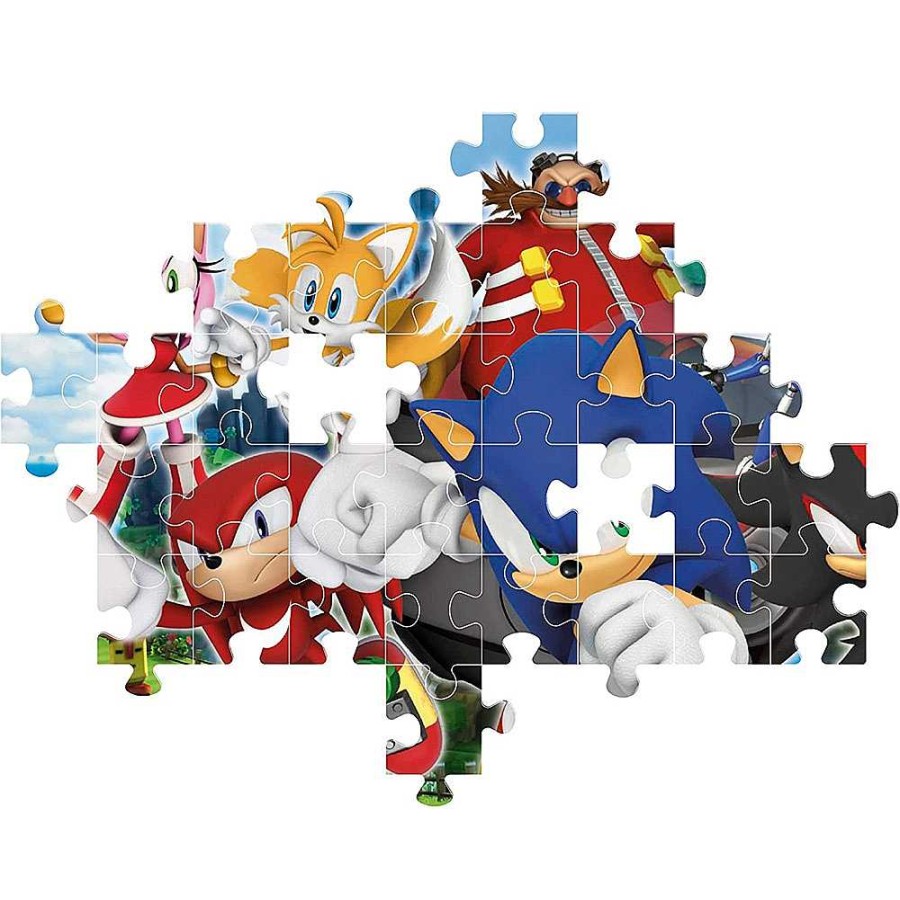 Juguetes Sonic Puzzles Infantiles | Sonic Puzzle 104 Piezas S Per