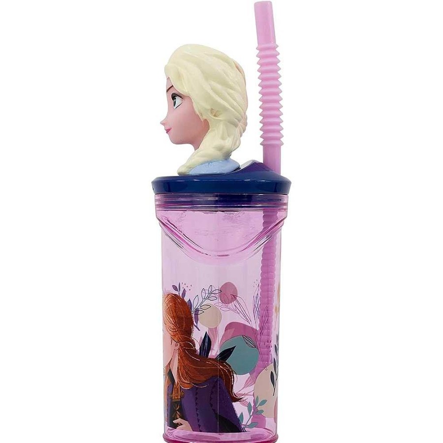 Mochilas Y Complementos Frozen | Frozen Vaso Pajita Figura 3D 360 Ml