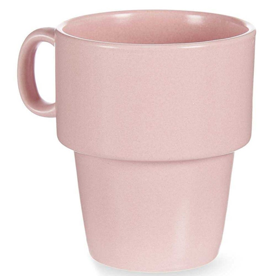 Home & Deco Vessia Complementos Cocina | Taza Mug Porcelana Colores Pastel 360 Ml