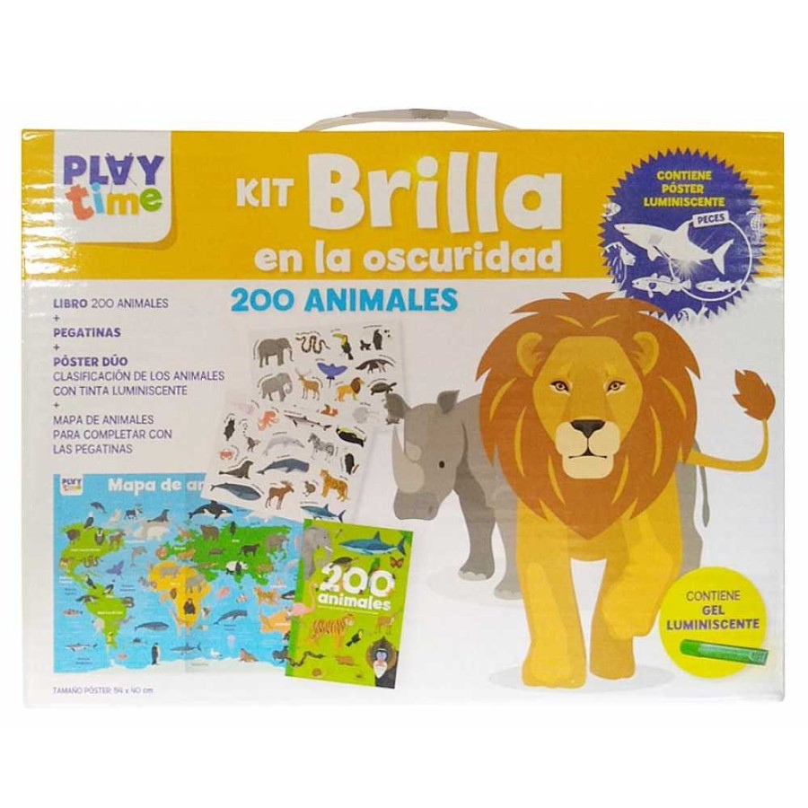 Papeler A Imagiland Coloreables Y Actividades | Malet N Educativo Brillo Ne N Animales