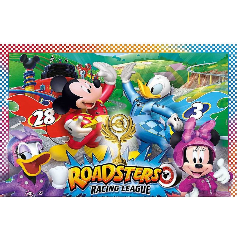 Juguetes Disney Puzzles Infantiles | Mickey Puzzle Doble 2X20 Piezas