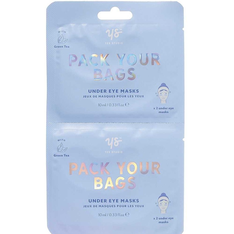 Regalo Yes Studio | Pack Your Bags Set 2 Mascarillas Para Contorno De Ojos T Verde