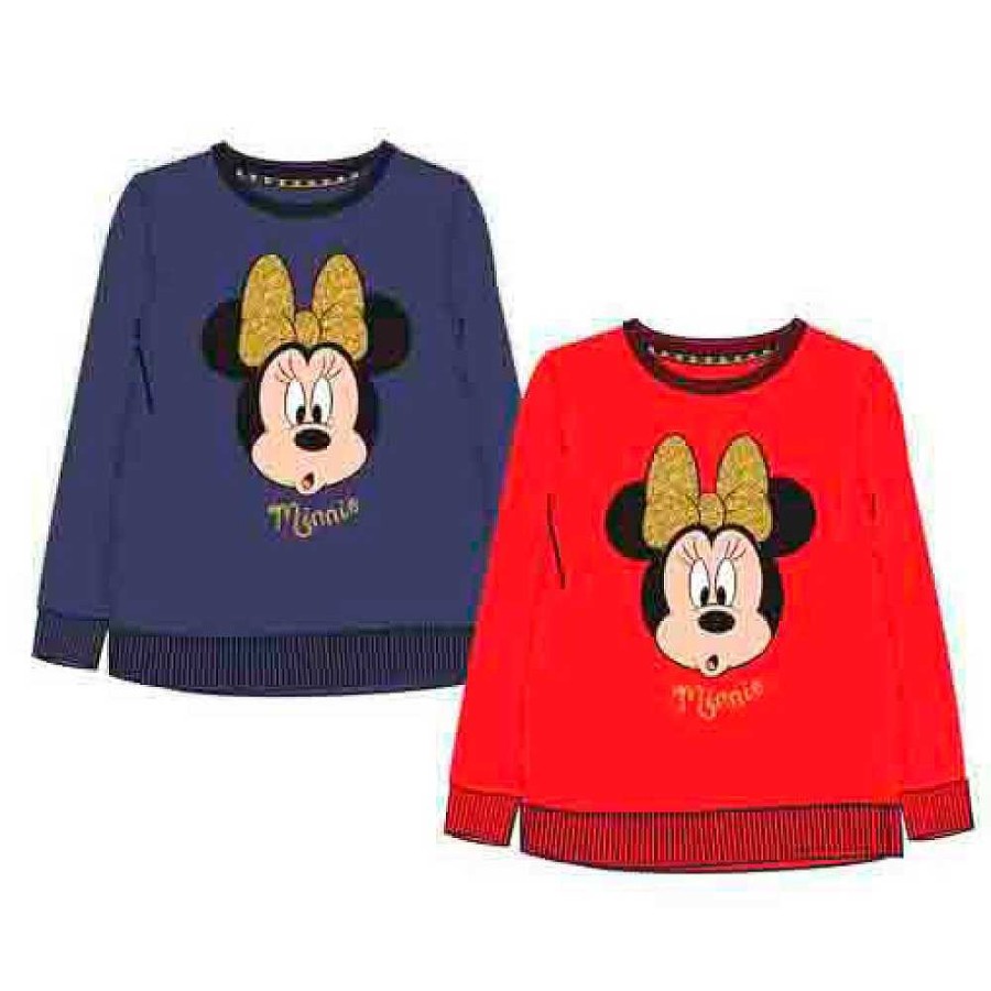 Regalo Disney Textil | Minnie Sudadera Supersoft Tallas 3,4,6,8 - 2 Colores