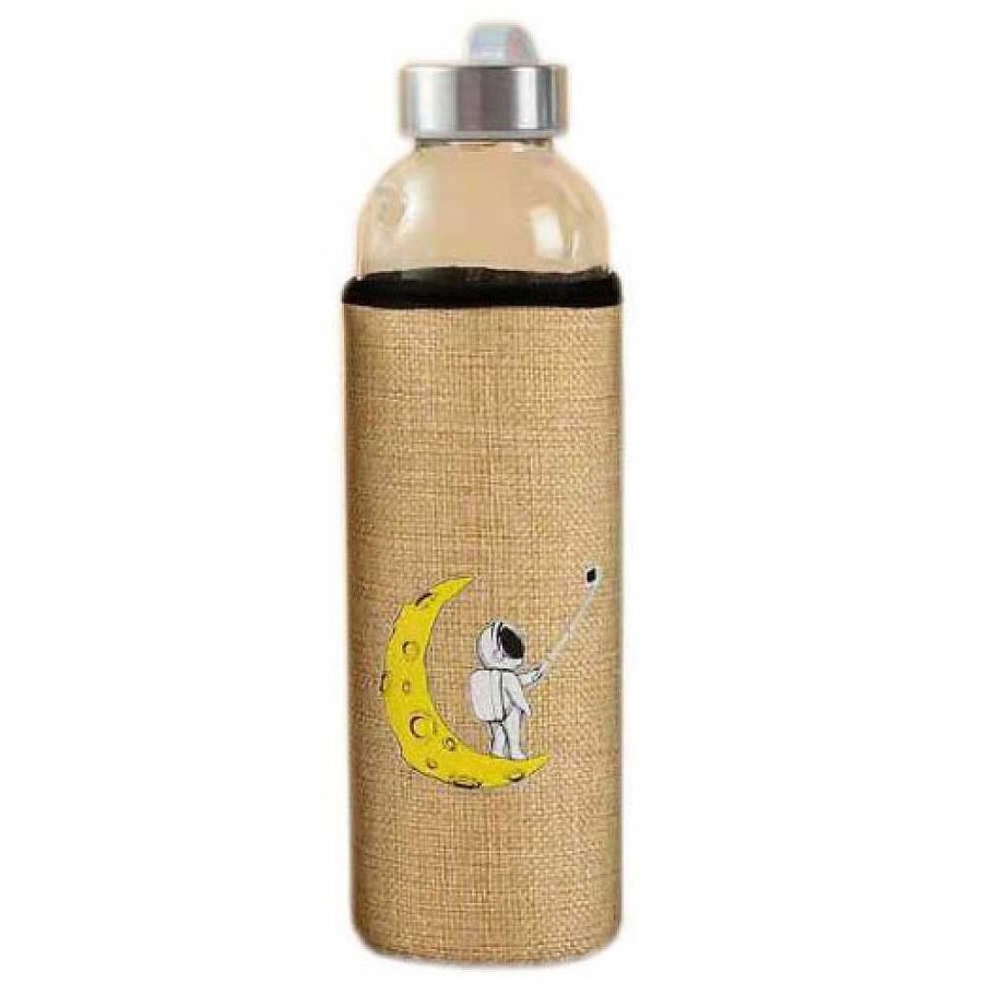 Regalo Genérico Botellas Y Fiambreras | Botella Cristal Funda Astronauta 500 Ml 20X6