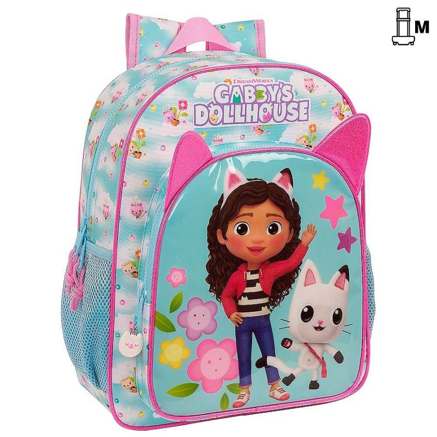 Mochilas Y Complementos Gabby´s Dollhouse | Gabbys Dollhouse Mochila Adaptable A Carro 26X34X11