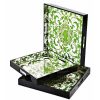 Home & Deco Genérico Complementos Cocina | Juego 3 Bandejas Barroco Verde36Cm