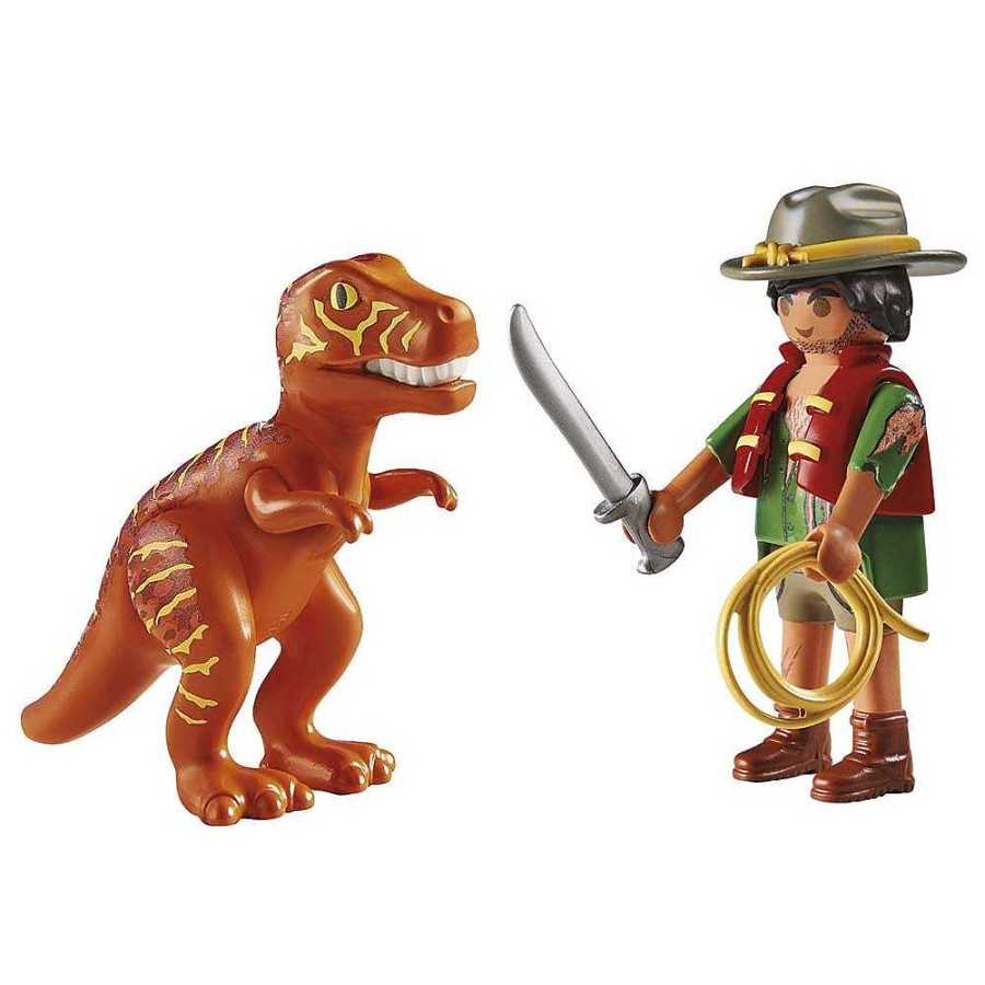 Juguetes Playmobil Playmobil | Playmobil Duopack Aventurero Con T-Rex