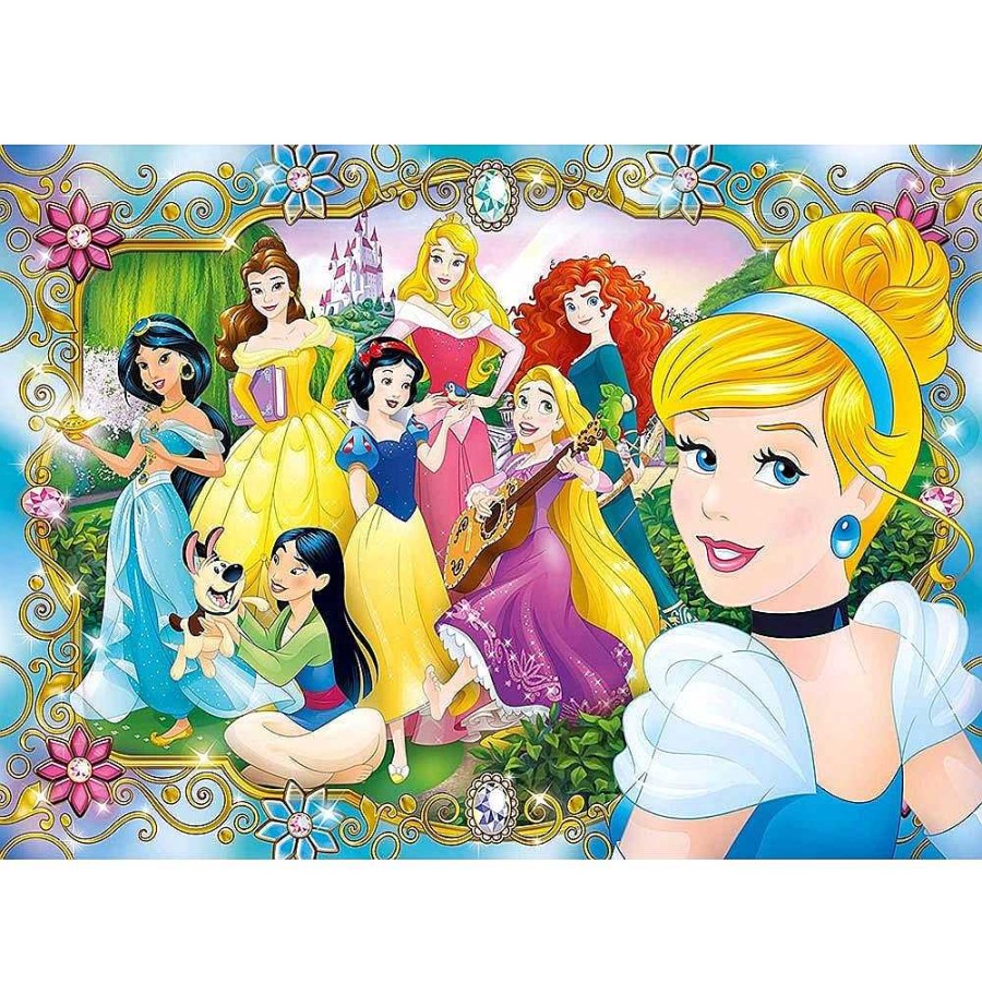 Juguetes Disney Puzzles Infantiles | Princesas Disney Puzzle 104 Piezas Joyas