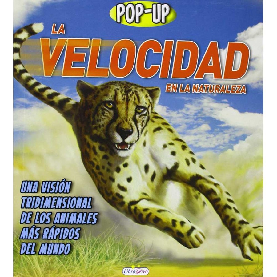 Papeler A Ediciones Saldaña Cuentos Y Libros | Libro Pop Up Animales Veloces 10 P Ginas 25X28